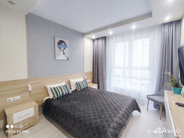 

2-к. квартира, 45 м², 2 кровати