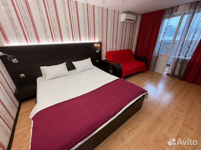 

Квартира-студия, 42 м², 2 кровати