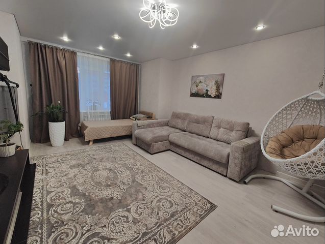 

1-к. квартира, 44 м², 2 кровати