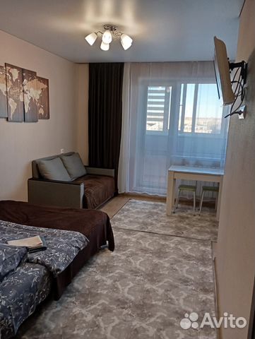 

Квартира-студия, 28 м², 2 кровати