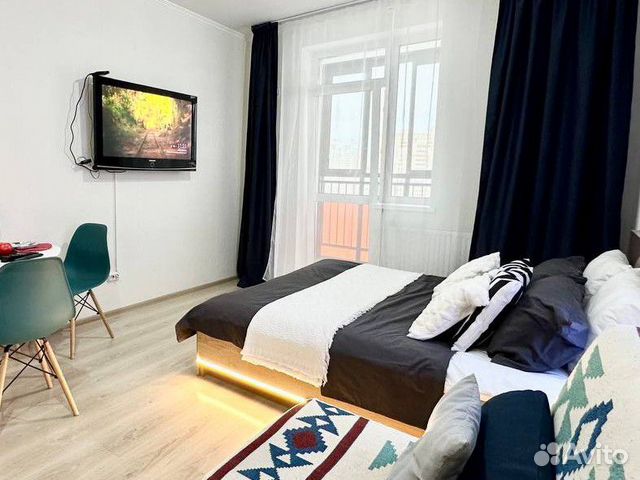 

Квартира-студия, 35,5 м², 2 кровати