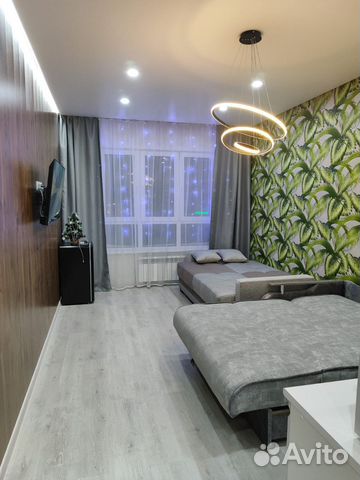 

Квартира-студия, 27 м², 2 кровати