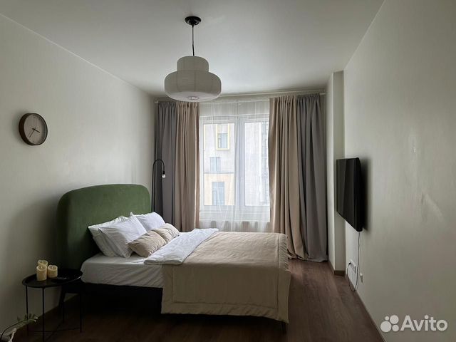 

1-к. квартира, 32 м², 2 кровати