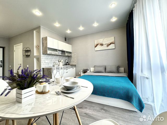 

Квартира-студия, 30 м², 1 кровать