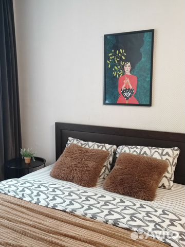 

1-к. квартира, 39 м², 2 кровати