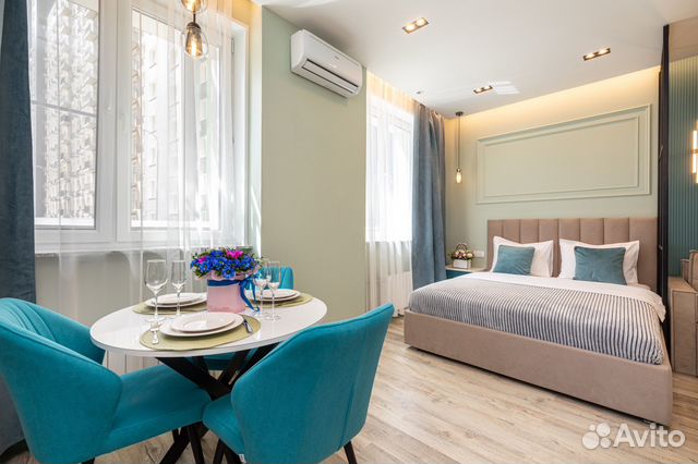 

Квартира-студия, 33 м², 2 кровати