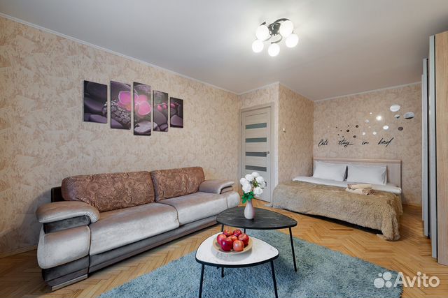 

1-к. квартира, 38 м², 2 кровати