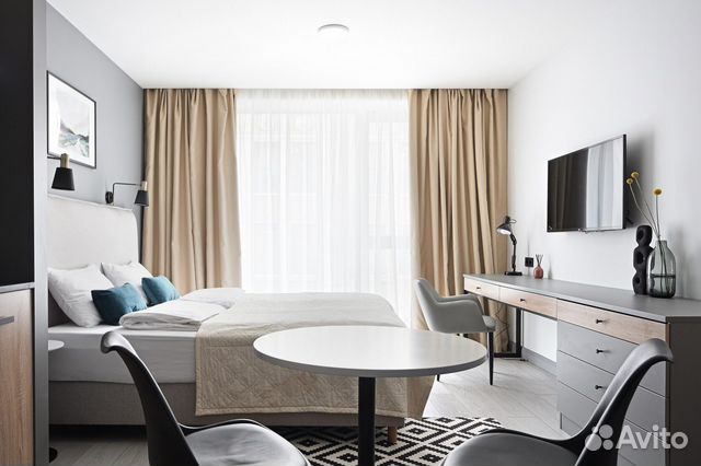 

Квартира-студия, 30 м², 1 кровать