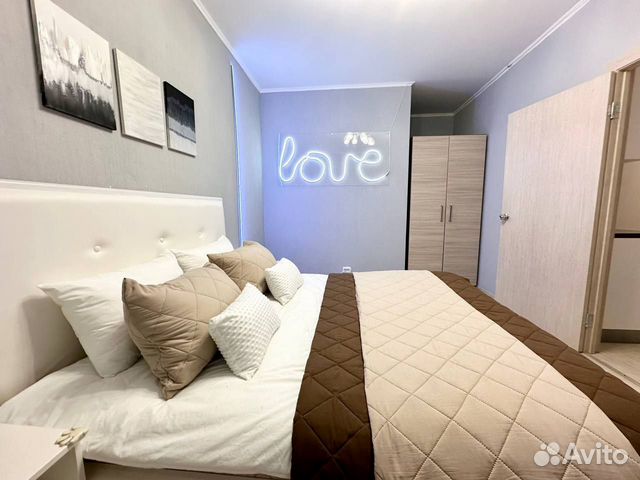 

1-к. квартира, 53,1 м², 2 кровати