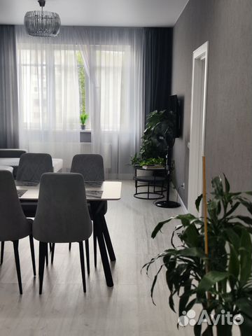 

1-к. квартира, 65 м², 2 кровати