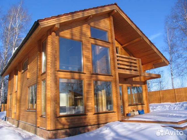Дом из профилированного бруса 8,5*8,5м со сборкой Дом из профилированного бруса 8,5*8,5м со сборкой