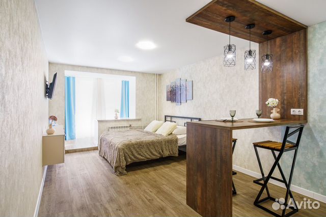 

Квартира-студия, 30 м², 1 кровать