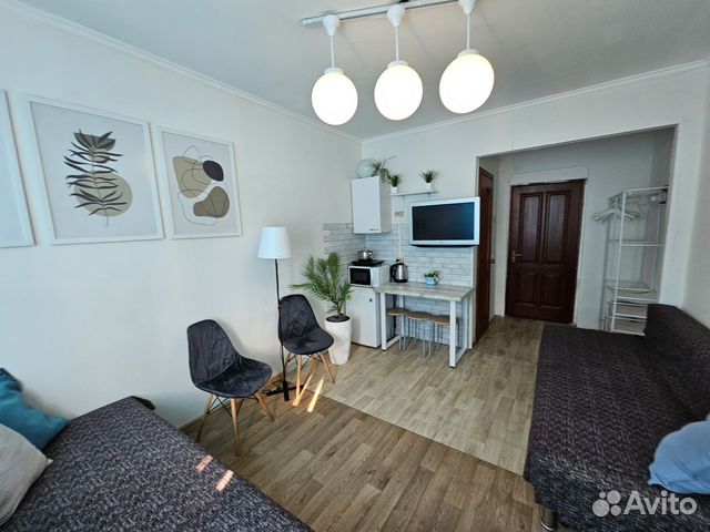 

Квартира-студия, 19 м², 2 кровати