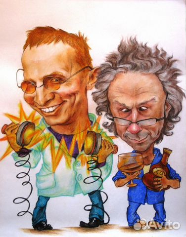 Шарж по фото,художник на праздник