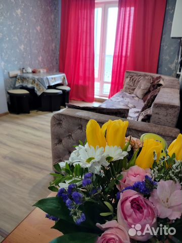

1-к. квартира, 40 м², 2 кровати
