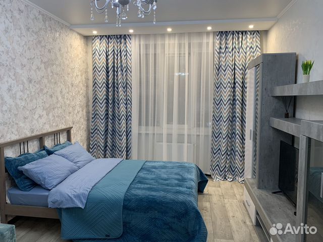 

1-к. квартира, 44 м², 2 кровати