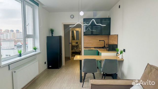 

Квартира-студия, 32 м², 1 кровать