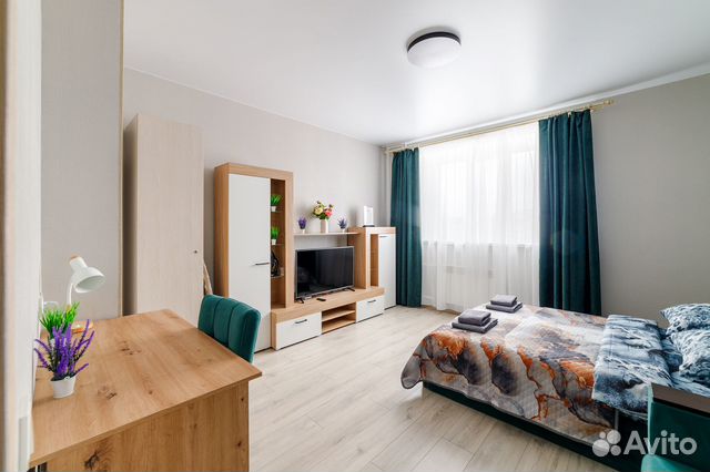 

1-к. квартира, 41 м², 2 кровати