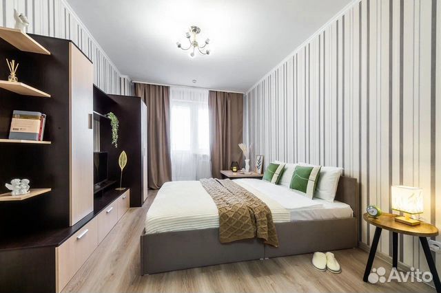 

1-к. квартира, 42 м², 2 кровати