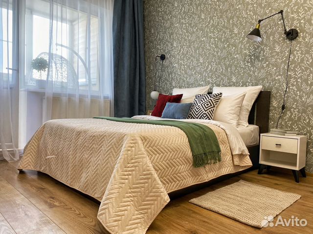 

1-к. квартира, 45 м², 2 кровати