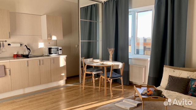 

Квартира-студия, 28 м², 1 кровать