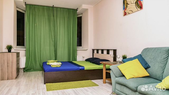 

Квартира-студия, 51 м², 1 кровать