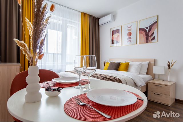 

Квартира-студия, 25 м², 1 кровать