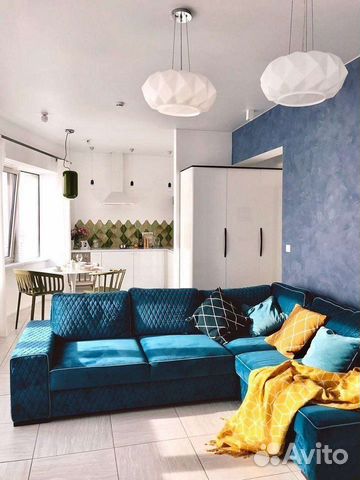 

1-к. квартира, 58 м², 2 кровати