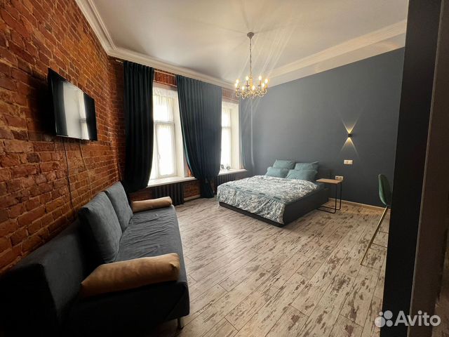 

Квартира-студия, 44 м², 2 кровати