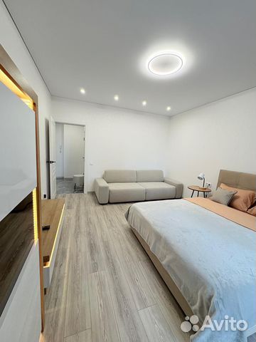 

1-к. квартира, 42 м², 2 кровати