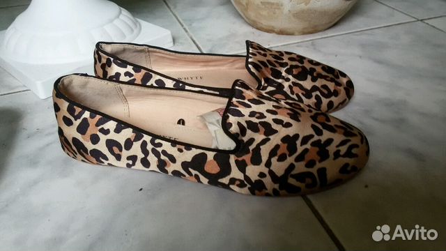 holly leopard slip on loafer