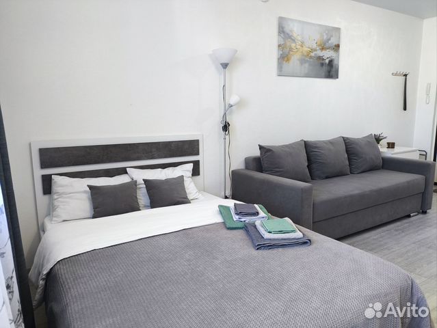 

Квартира-студия, 27 м², 2 кровати