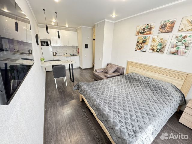

Квартира-студия, 29 м², 2 кровати