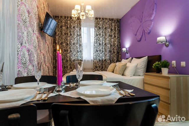 

Квартира-студия, 35 м², 1 кровать