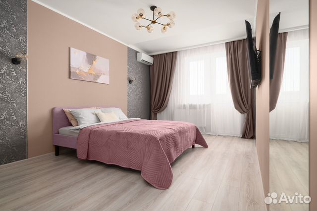 

1-к. квартира, 45 м², 2 кровати