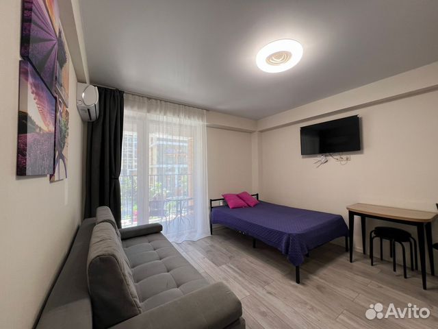 

Квартира-студия, 29 м², 2 кровати