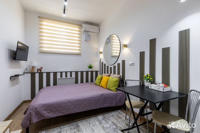 

Квартира-студия, 18 м², 2 кровати