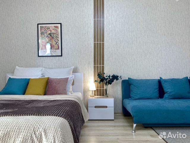 

Квартира-студия, 30 м², 2 кровати