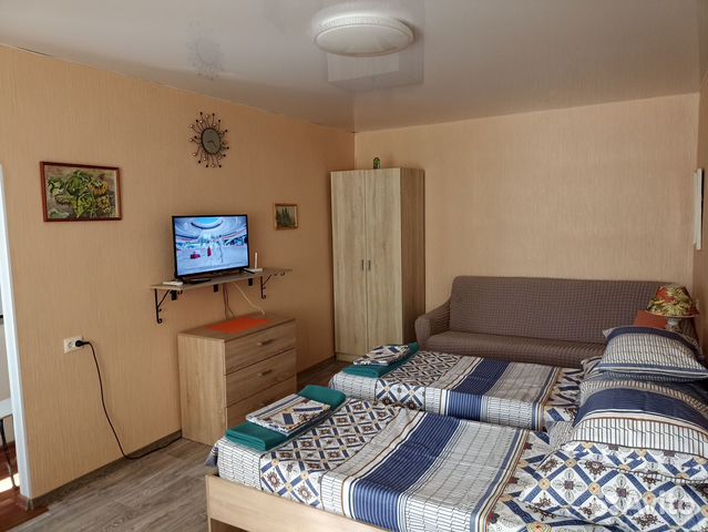 

1-к. квартира, 30 м², 3 кровати