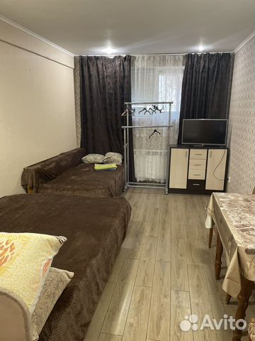 

Квартира-студия, 25 м², 2 кровати