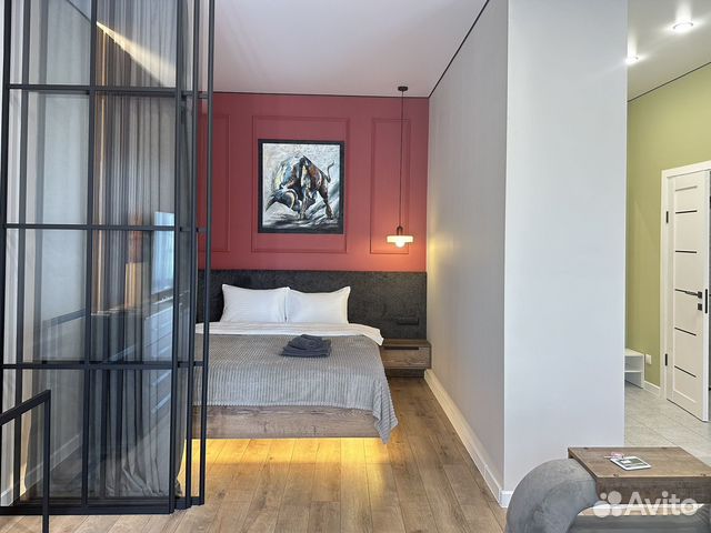 

Квартира-студия, 42 м², 2 кровати