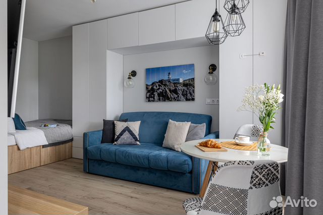 

1-к. квартира, 32 м², 2 кровати