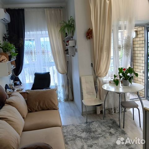 

Квартира-студия, 27 м², 1 кровать
