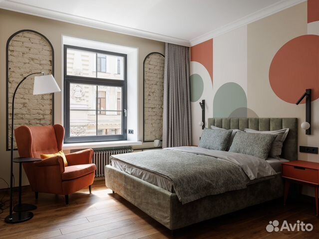 

Квартира-студия, 28 м², 1 кровать