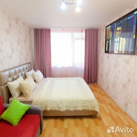 

1-к. квартира, 50 м², 2 кровати