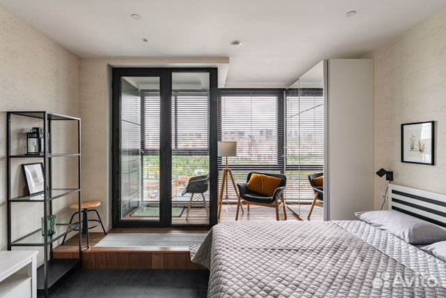 

Квартира-студия, 33 м², 2 кровати