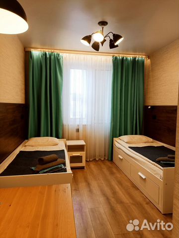 

Квартира-студия, 18 м², 2 кровати