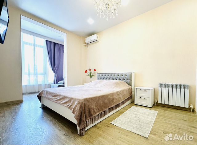

1-к. квартира, 52 м², 3 кровати