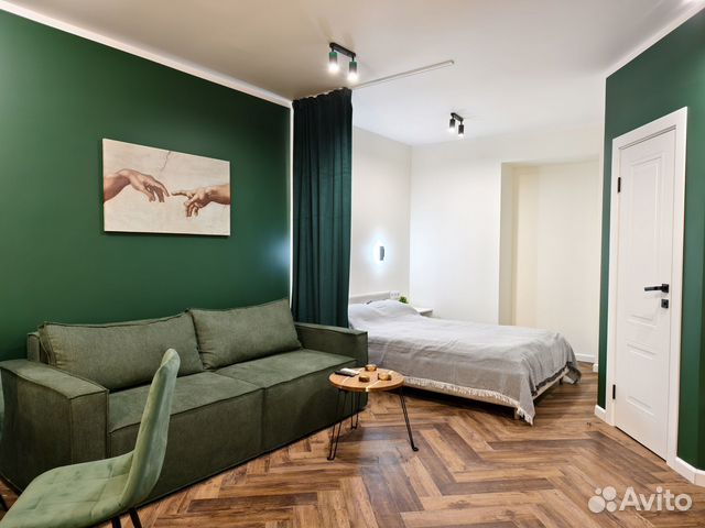 

Квартира-студия, 27 м², 2 кровати
