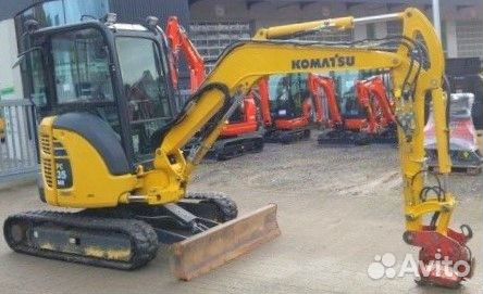 Мини экскаватор в аренду с машинистом